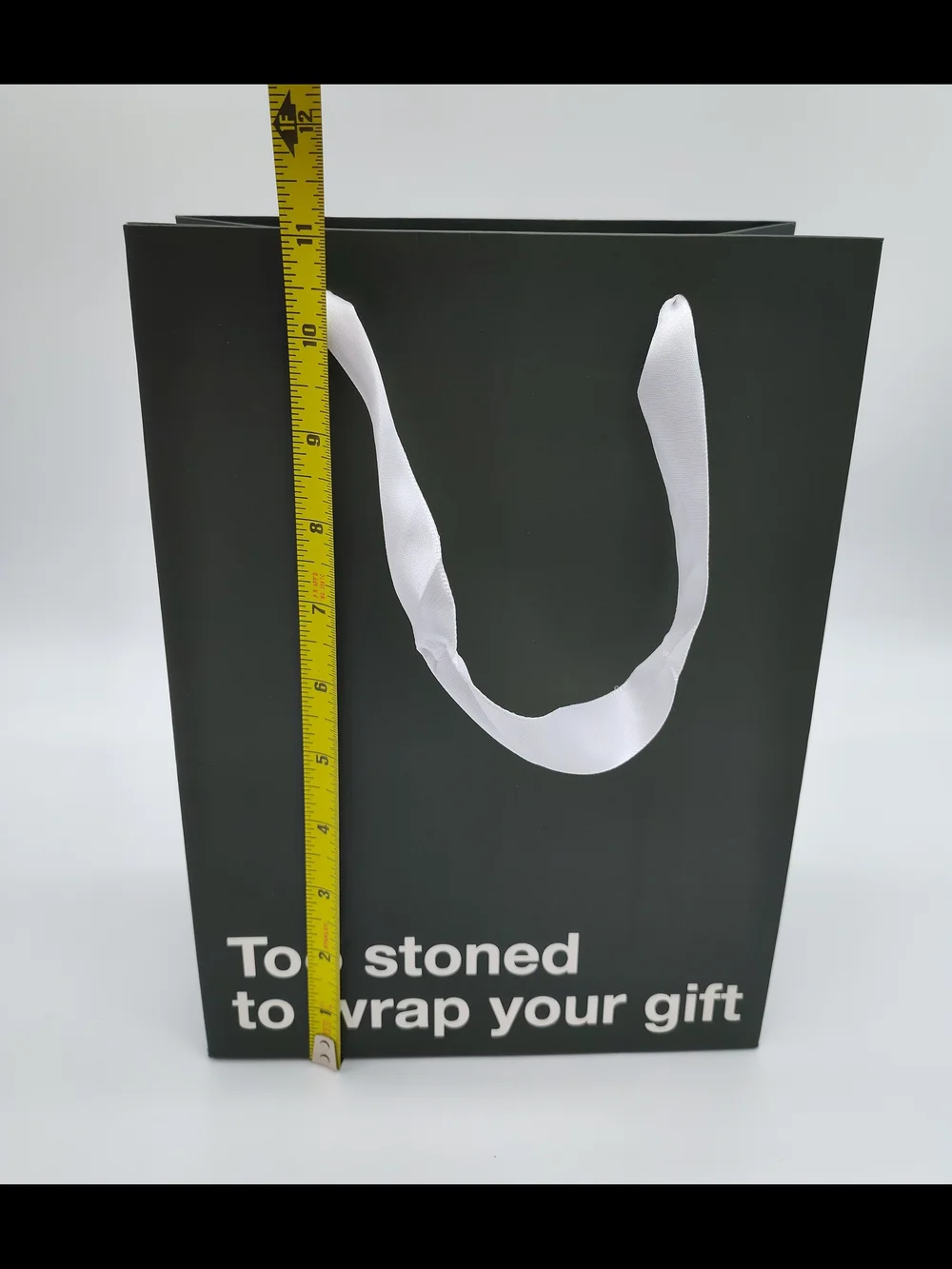 Funny Gift Bag Too Stoned To Wrap Your Gift Novelty Party Humor Large